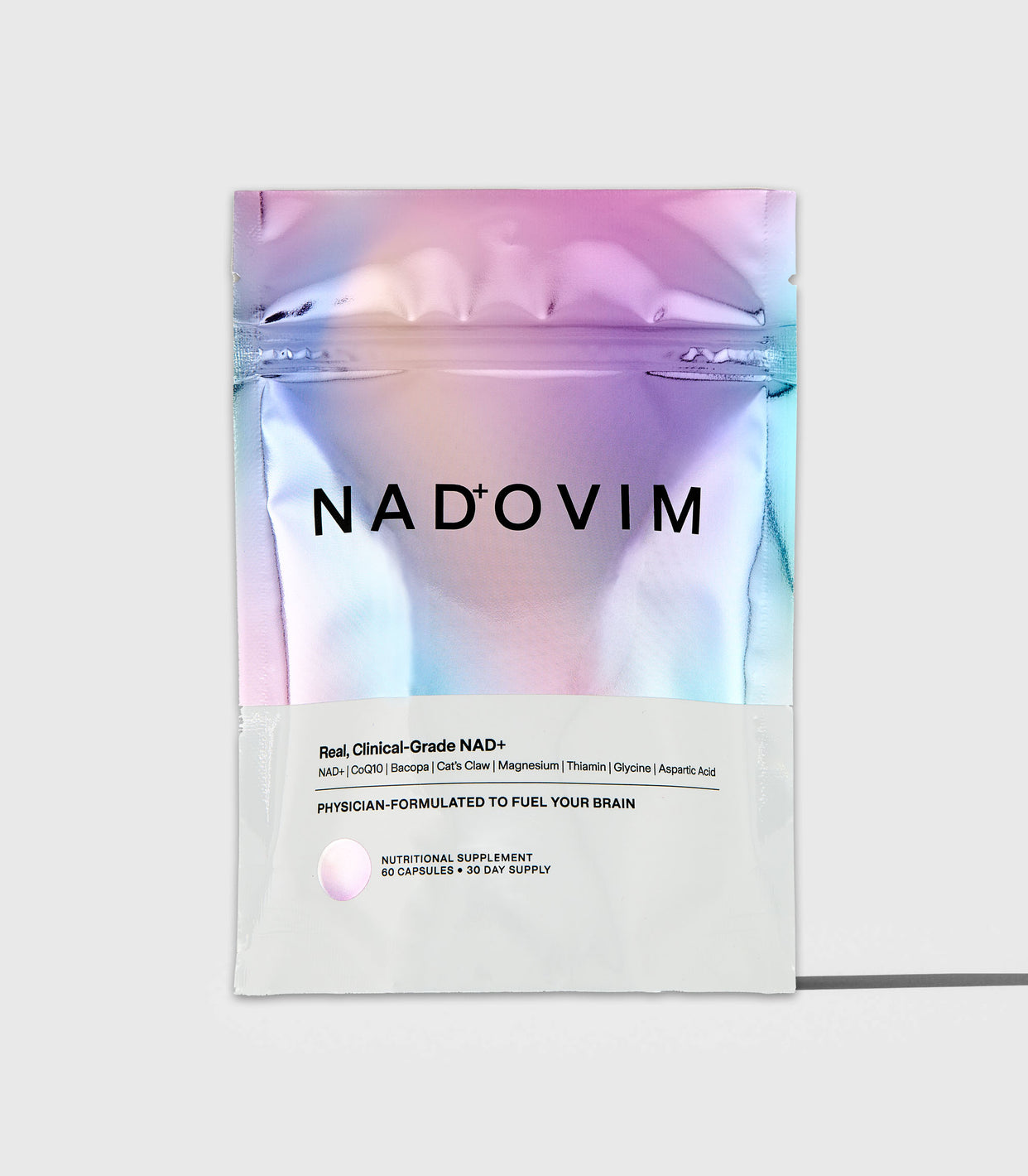 Load image into Gallery viewer, Nadovim NAD+ nootropic supplement bottle for improved focus and brain health.

